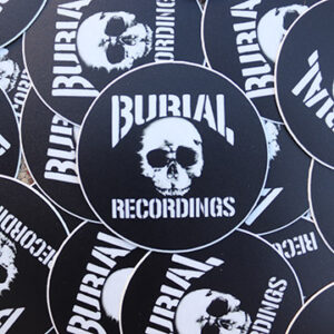 Burial recordings sticker